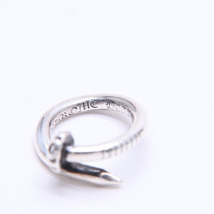 CHROME HEARTS RNG NAIL W/CROSS BALL Nail cross ball ring Weight approx. 5.94g Size 2.5 Silver 925 Good condition Used 4a005572