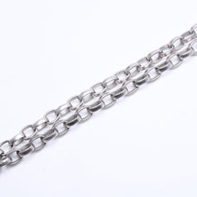 将图片加载到图库查看器，CHANEL シャネル ネックレス シルバーチェーン 南京錠 ココマーク 193.9g メタル シルバー金具 美品 中古 4a005547