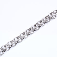 将图片加载到图库查看器，CHANEL シャネル ネックレス シルバーチェーン 南京錠 ココマーク 193.9g メタル シルバー金具 美品 中古 4a005547