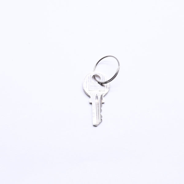 CHANEL Necklace Silver Chain Padlock Here Mark 193.9g Metal Silver Hardware Good Condition Used 4a005547