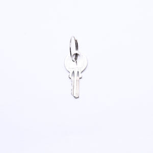 CHANEL Necklace Silver Chain Padlock Here Mark 193.9g Metal Silver Hardware Good Condition Used 4a005547
