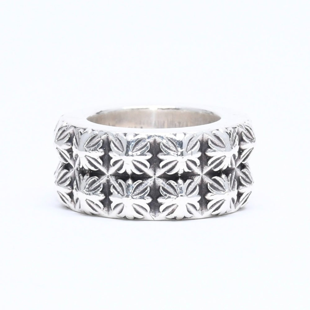 CHROME HEARTS PETE PUNK DOUBLE Pete Punk Double Ring Weight Approx. 37.21g Size 16.5 Silver 925 Good Condition Used 4a005592