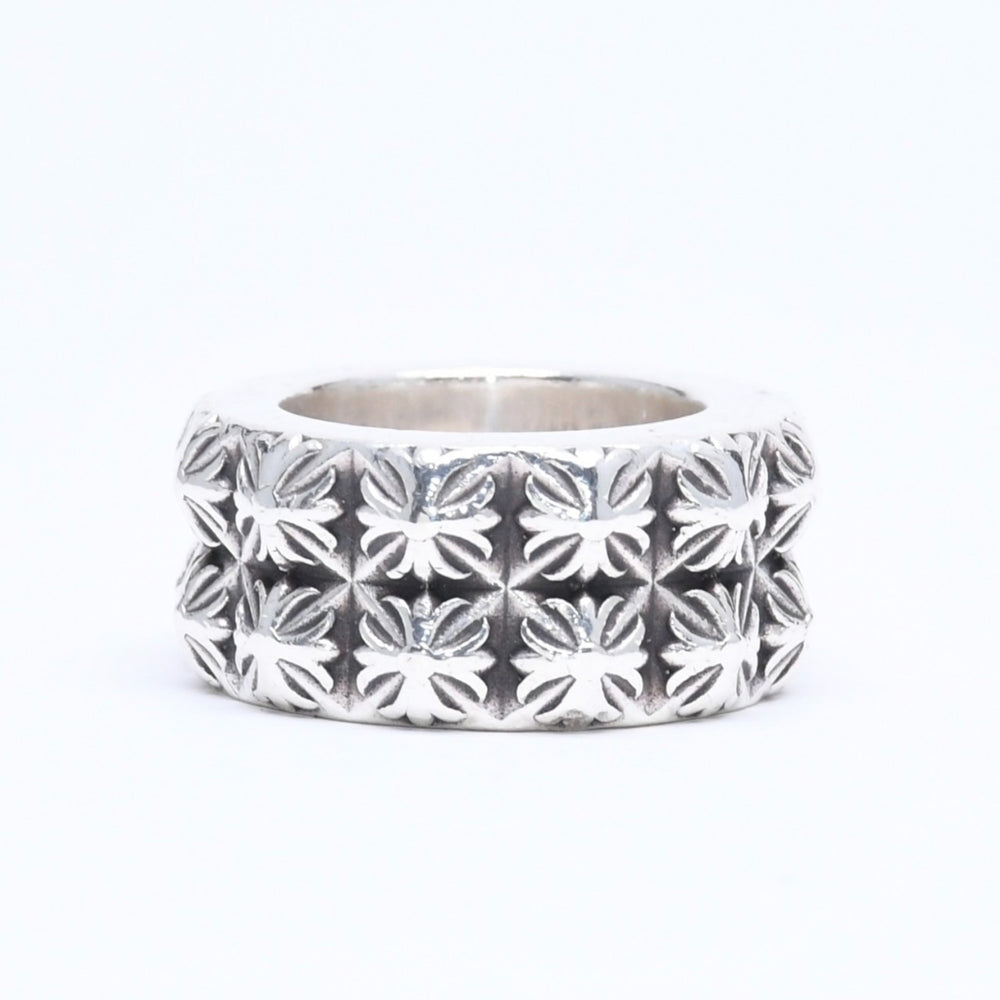 CHROME HEARTS PETE PUNK DOUBLE Pete Punk Double Ring Weight Approx. 37.21g Size 16.5 Silver 925 Good Condition Used 4a005592