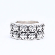 Load image into Gallery viewer, CHROME HEARTS クロムハーツ PETE PUNK DOUBLE ピートパンク ダブル リング 重量約37.21g サイズ16.5号 シルバー925 美品 中古 4a005592