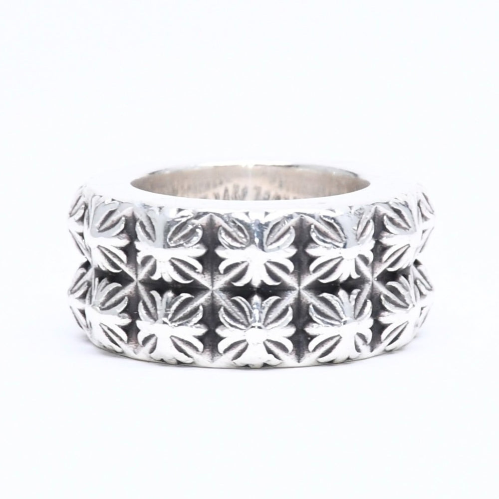 CHROME HEARTS PETE PUNK DOUBLE Pete Punk Double Ring Weight Approx. 37.21g Size 16.5 Silver 925 Good Condition Used 4a005592