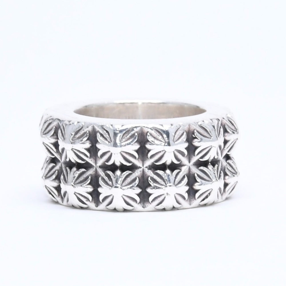 CHROME HEARTS PETE PUNK DOUBLE Pete Punk Double Ring Weight Approx. 37.21g Size 16.5 Silver 925 Good Condition Used 4a005592