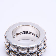 Load image into Gallery viewer, CHROME HEARTS クロムハーツ PETE PUNK DOUBLE ピートパンク ダブル リング 重量約37.21g サイズ16.5号 シルバー925 美品 中古 4a005592