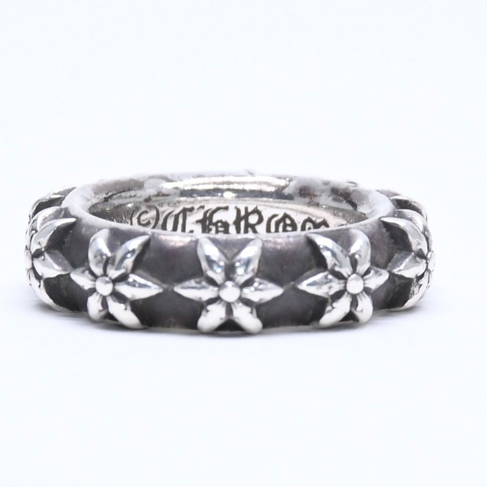 CHROME HEARTS STAR BAND RING Star band ring Weight approx. 10.89g Size 9 Silver 925 Good condition Used 4a005570