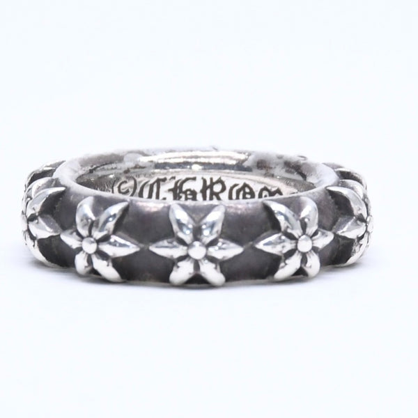 CHROME HEARTS STAR BAND RING Star band ring Weight approx. 10.89g Size 9 Silver 925 Good condition Used 4a005570