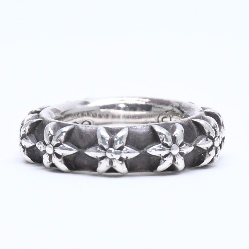 CHROME HEARTS STAR BAND RING Star band ring Weight approx. 10.89g Size 9 Silver 925 Good condition Used 4a005570