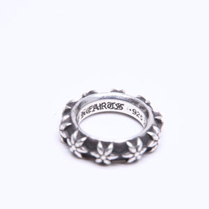 CHROME HEARTS STAR BAND RING Star band ring Weight approx. 10.89g Size 9 Silver 925 Good condition Used 4a005570