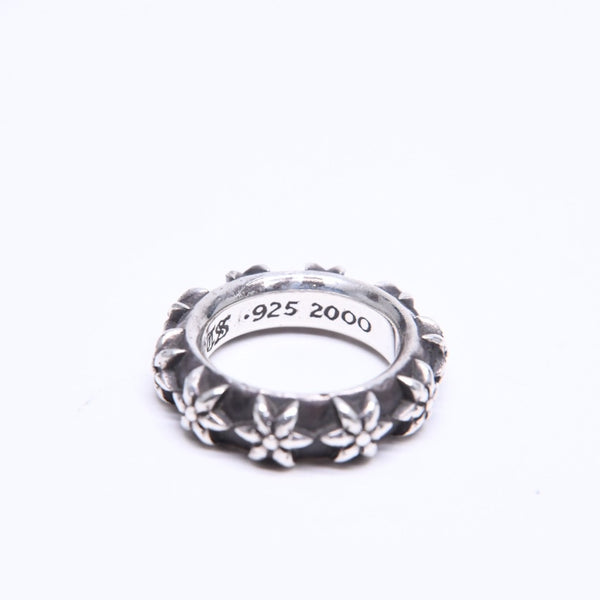 CHROME HEARTS STAR BAND RING Star band ring Weight approx. 10.89g Size 9 Silver 925 Good condition Used 4a005570