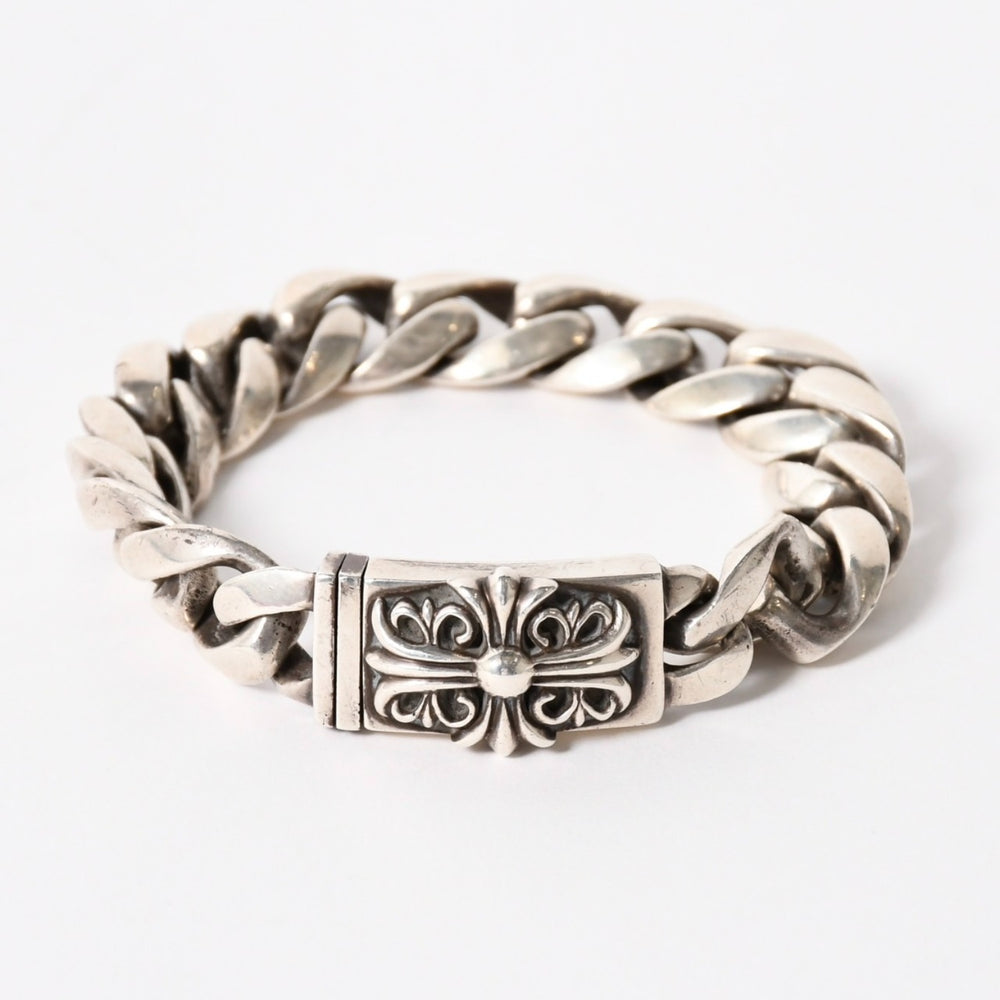 CHROME HEARTS Classic Link Cross BOXID 15 Link Classic Chain Weight Approx. 120.7g Good Condition Used 4a005576
