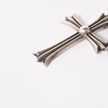 Load image into Gallery viewer, CHROME HEARTS クロムハーツ ラージクロス ベイル ネックレス 重量約39.5g STERLING刻印 スターリング シルバー 美品 中古 4a005596