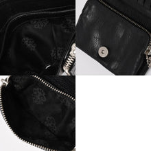 Load image into Gallery viewer, 極美品 CHROME HEARTS クロムハーツ WALLET JOEY ジョーイウォレット 二つ折り財布 ダガージップ スクロールラベル ブラック 中古 4a005594