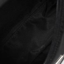 将图片加载到图库查看器，極美品 PRADA プラダ ホーボー ハンドバッグ MV515 トライアングルロゴ 三角ロゴプレート ナイロン ブラック 中古 4a005474