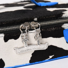 将图片加载到图库查看器，新品未使用 CHROME HEARTS クロムハーツ JEWELRY CASE ジュエリーケース レザー ハラコ ダガー ブルー中古 4a005553