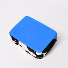 将图片加载到图库查看器，新品未使用 CHROME HEARTS クロムハーツ JEWELRY CASE ジュエリーケース レザー ハラコ ダガー ブルー中古 4a005553