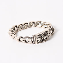 将图片加载到图库查看器，CHROME HEARTS クロムハーツ クラシックリンク クロス BOXID 15リンク クラシックチェーン 重量約120.7g 美品 中古 4a005576