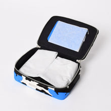 将图片加载到图库查看器，新品未使用 CHROME HEARTS クロムハーツ JEWELRY CASE ジュエリーケース レザー ハラコ ダガー ブルー中古 4a005553
