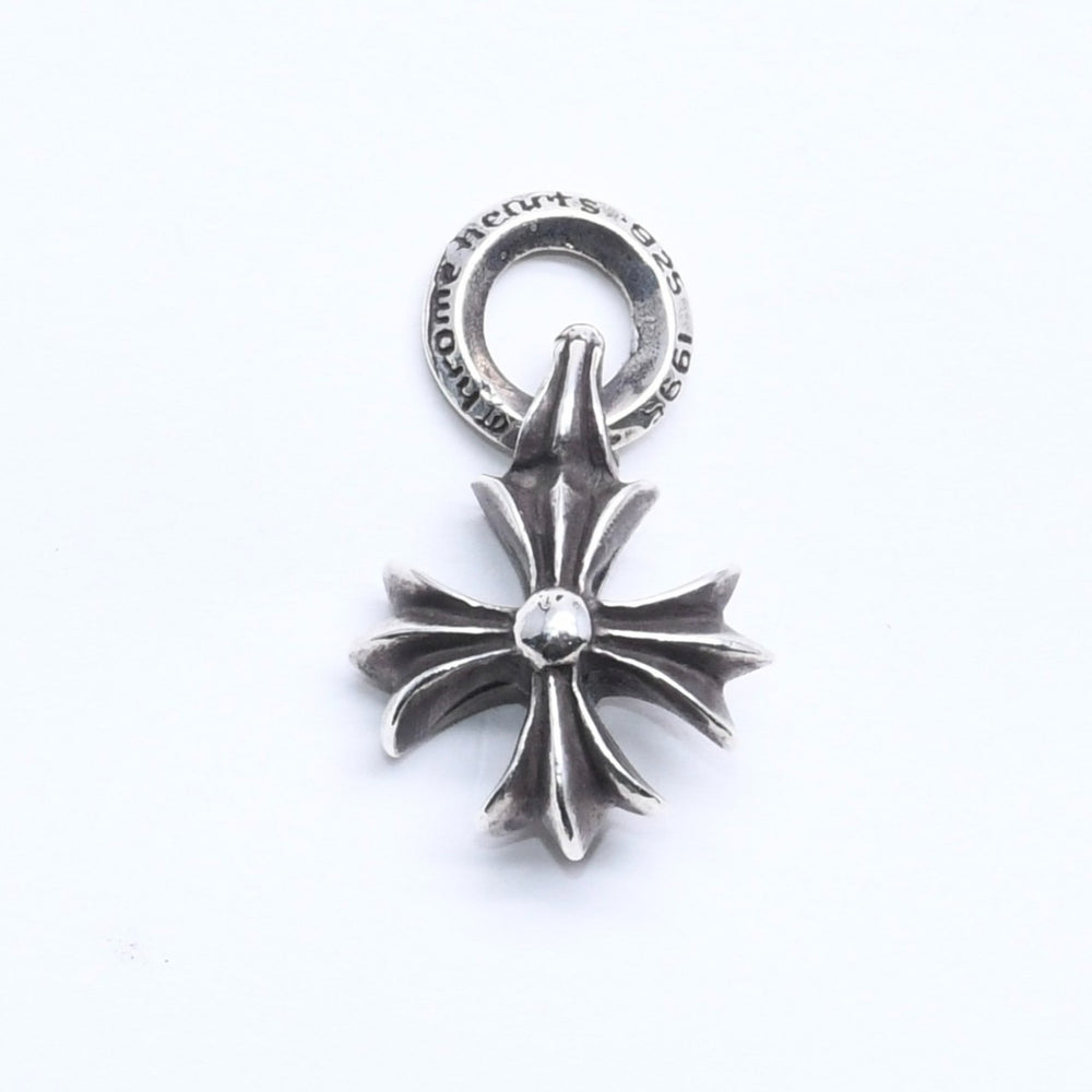 Very Good Condition CHROME HEARTS CHARM CH PLUS CH Plus Charm Pendant Top Weight Approx. 6.11g Old Silver 925 Used 4a005587