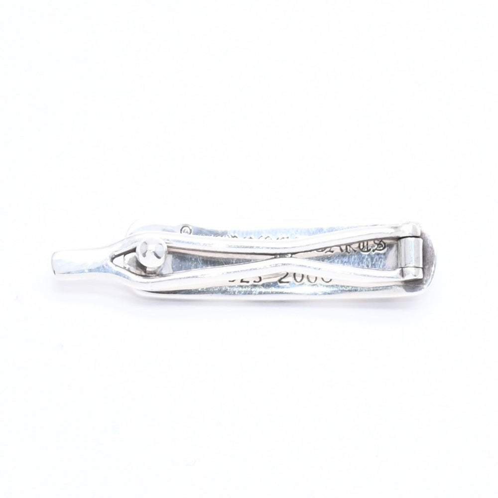 極美品 CHROME HEARTS クロムハーツ HAIR BARRETTE 3 CROSS ヘアバレッタ 3クロス 重量約13.24g 2000/.925刻印 シルバー925 中古 4a005586