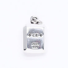 Load image into Gallery viewer, 極美品 CHROME HEARTS クロムハーツ CHARM EMRLD CUT 3CRS チャーム エメラルドカット 3クロス ペンダントトップ 重量10.40g 中古 4a005582
