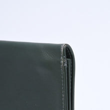 画像をギャラリービューアに読み込む, CHROME HEARTS クロムハーツ 1ZIP WALLET 1ジップ ウォレット CHクロスパッチ 1パッチ ノベルティレザー グリーン 美品 中古 4a005605