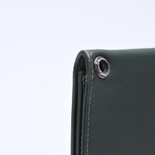 画像をギャラリービューアに読み込む, CHROME HEARTS クロムハーツ 1ZIP WALLET 1ジップ ウォレット CHクロスパッチ 1パッチ ノベルティレザー グリーン 美品 中古 4a005605