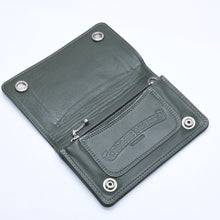 画像をギャラリービューアに読み込む, CHROME HEARTS クロムハーツ 1ZIP WALLET 1ジップ ウォレット CHクロスパッチ 1パッチ ノベルティレザー グリーン 美品 中古 4a005605