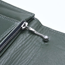 画像をギャラリービューアに読み込む, CHROME HEARTS クロムハーツ 1ZIP WALLET 1ジップ ウォレット CHクロスパッチ 1パッチ ノベルティレザー グリーン 美品 中古 4a005605