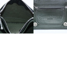 画像をギャラリービューアに読み込む, CHROME HEARTS クロムハーツ 1ZIP WALLET 1ジップ ウォレット CHクロスパッチ 1パッチ ノベルティレザー グリーン 美品 中古 4a005605