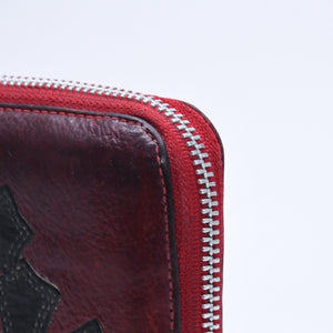 CHROME HEARTS クロムハーツ REC F ZIP #2 3 CEMETERY CROSS レック F ジップ #2 長財布 セメタリークロスパッチ オーダー 美品 中古 4a005604