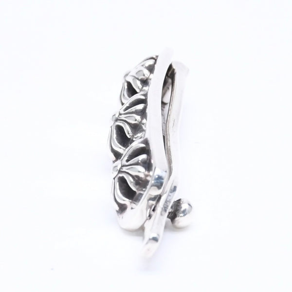 Very good condition CHROME HEARTS HAIR BARRETTE 3 CROSS Hair barrette 3 cross Weight approx. 13.24g 2000/.925 stamp Silver 925 Used 4a005586