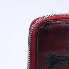 画像をギャラリービューアに読み込む, CHROME HEARTS クロムハーツ REC F ZIP #2 3 CEMETERY CROSS レック F ジップ #2 長財布 セメタリークロスパッチ オーダー 美品 中古 4a005604