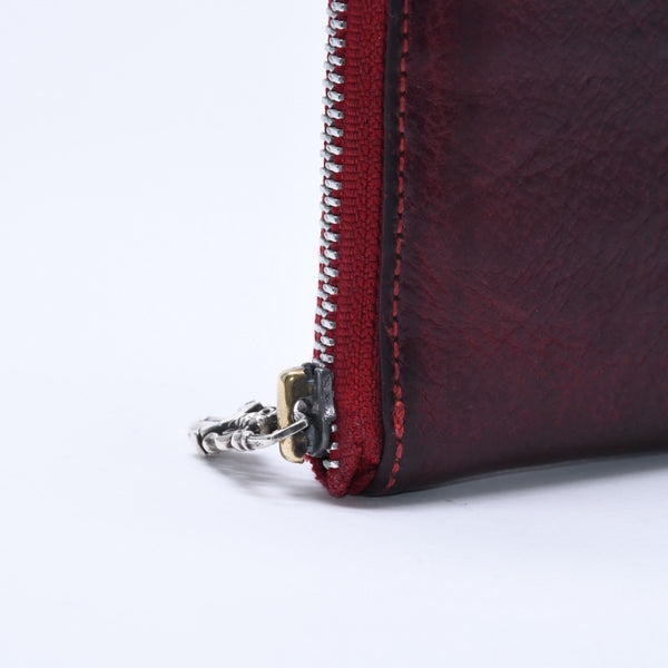 CHROME HEARTS クロムハーツ REC F ZIP #2 3 CEMETERY CROSS レック F ジップ #2 長財布 セメタリークロスパッチ オーダー 美品 中古 4a005604