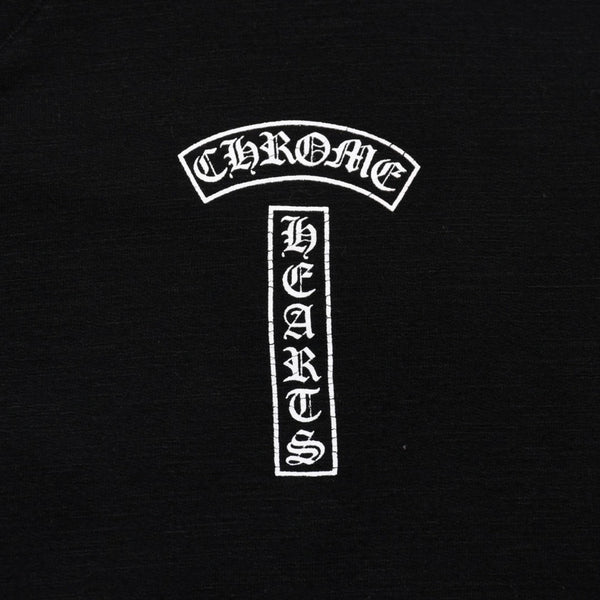 CHROME HEARTS x Matty Boy Sweat Crew Neck MATTY BOY T Bar Scroll Label Midnight Snack Black XS Size Good Condition Used 4a005567