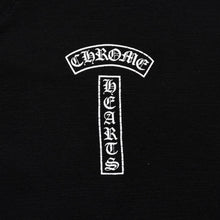 将图片加载到图库查看器，CHROME HEARTS クロムハーツ × マッティボーイ スウェットクルーネック MATTY BOY Tバー スクロールラベル ミッドナイトスナック ブラック XSサイズ 美品 中古 4a005567