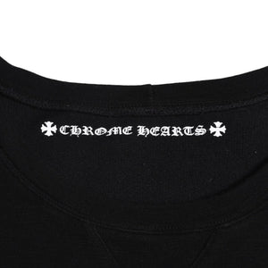 CHROME HEARTS x Matty Boy Sweat Crew Neck MATTY BOY T Bar Scroll Label Midnight Snack Black XS Size Good Condition Used 4a005567
