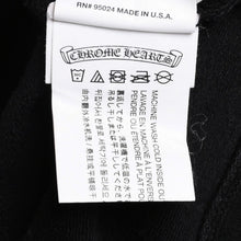将图片加载到图库查看器，CHROME HEARTS クロムハーツ × マッティボーイ スウェットクルーネック MATTY BOY Tバー スクロールラベル ミッドナイトスナック ブラック XSサイズ 美品 中古 4a005567