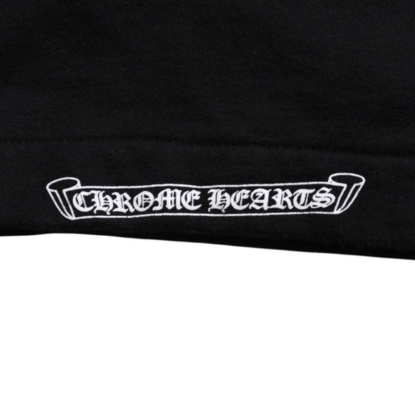 CHROME HEARTS x The Rolling Stones Sweatpants Horseshoe Lip&タScroll Label, Black, Size L, Excellent Condition, Used, 4a005614