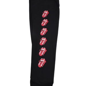 CHROME HEARTS x The Rolling Stones Sweatpants Horseshoe Lip&タScroll Label, Black, Size L, Excellent Condition, Used, 4a005614