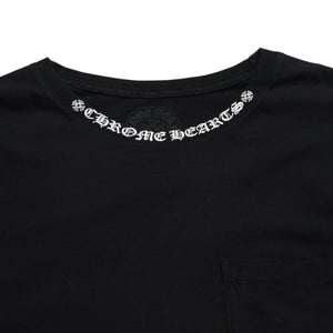 CHROME HEARTS Chrome Hearts Long Sleeve T-shirt CH Plus Horseshoe Scroll Label Black M Size Good Condition Used 4a005569