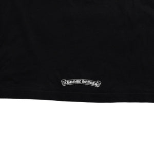 CHROME HEARTS Chrome Hearts Long Sleeve T-shirt CH Plus Horseshoe Scroll Label Black M Size Good Condition Used 4a005569