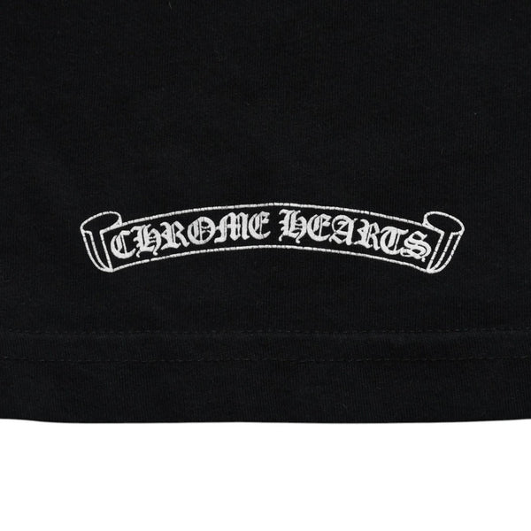 CHROME HEARTS Chrome Hearts Long Sleeve T-shirt CH Plus Horseshoe Scroll Label Black M Size Good Condition Used 4a005569