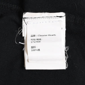 CHROME HEARTS Chrome Hearts Long Sleeve T-shirt CH Plus Horseshoe Scroll Label Black M Size Good Condition Used 4a005569