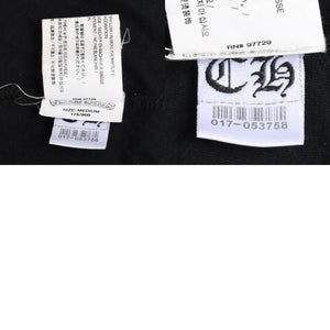 CHROME HEARTS Chrome Hearts Long Sleeve T-shirt CH Plus Horseshoe Scroll Label Black M Size Good Condition Used 4a005569