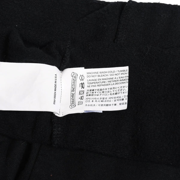 CHROME HEARTS Flamed Cross Sweatpants CH Logo Old English Logo Scroll Label Black XS Size Good Condition Used 4a005613