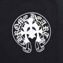 画像をギャラリービューアに読み込む, 極美品 CHROME HEARTS クロムハーツ ホースシューロゴ スウェットパンツ CHロゴ ホースシュー セメタリークロス ブラック Sサイズ 中古 4a005608