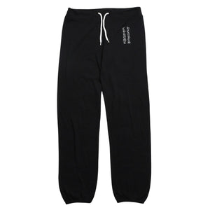 CHROME HEARTS クロムハーツ オールドイングリッシュロゴ スウェットパンツ ブランドロゴ ゴシック調 ブラック Mサイズ 美品 中古 4a005607